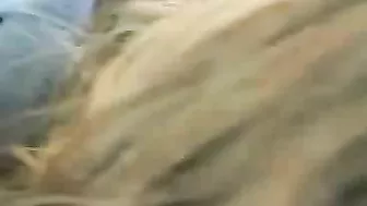 Homemade Public Blowjob with Brunette College Amateur