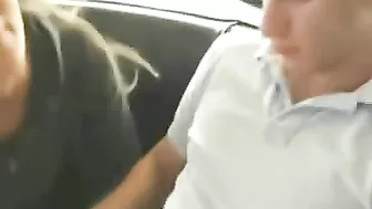 Homemade Public Blowjob with Brunette College Amateur