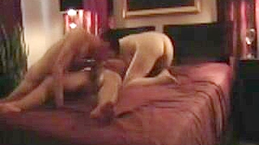 Homemade Wife Swinger Threesome with Bull Fucking Bisexual Amateur Gangbang