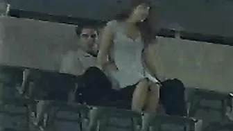 Wild Ride with Brunette Couples in Public Exhibition