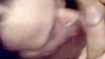 Bisexual Wife & Hubby Homemade Threesome with Cock Sucking