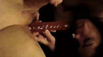 Homemade Strapon Anal Bisexual Amateur Fucking with Prostate Pleasure