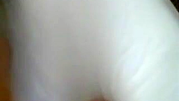 Amateur MILF Double Penetrates with Bottle and Cock