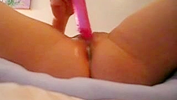 Homemade Squirting Orgasm with Busty Girlfriend Dildo