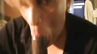 Homemade Amateur BBGay Tranny Blowjob with Daddy Tee