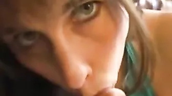 Homemade Cum Swallowing MILF Wife Amateur BJ Skills