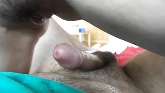 Homemade Squirting Orgasm with Hairy Pussy & Cowgirl Girlfriend