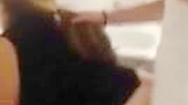 Homemade Doggy Style with Blonde College GF in McDonald Toilet