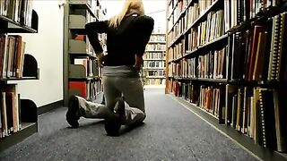 Homemade Porn in Public Library with Hot Sluts