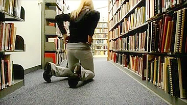 Homemade Porn in Public Library with Hot Sluts