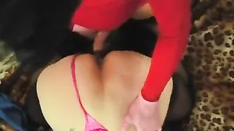 Homemade Strapon Sex with Bisexual Cross-Dresser & Girlfriend