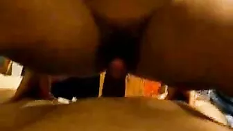 Homemade Squirting Orgasm with Big Boobs Brunette Girlfriend