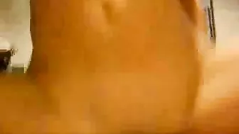 Homemade Squirting Orgasm with Big Boobs Brunette Girlfriend