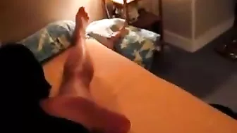 Homemade Swingers' Threesome with MILF Wife and Cuckold Hubby