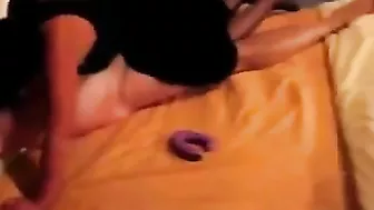 Homemade Swingers' Threesome with MILF Wife and Cuckold Hubby