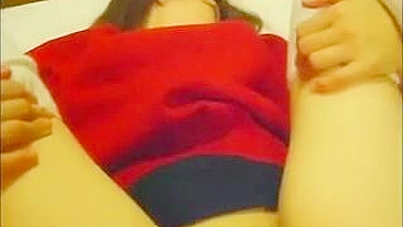 Homemade Asian Slut Loves Double Fisting with Gaped Pussy & Hairy Socks
