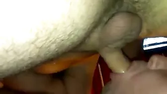 Homemade Bisexual Threesome with Big Cocks & Wife Swapping