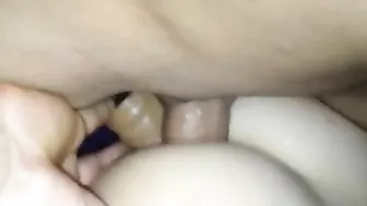 Amateur GF Double Anal DP with Ass Toys