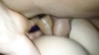 Amateur GF Double Anal DP with Ass Toys