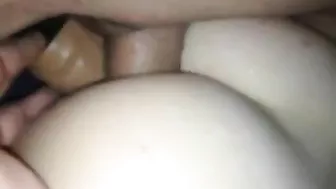 Amateur GF Double Anal DP with Ass Toys