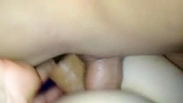 Amateur GF Double Anal DP with Ass Toys