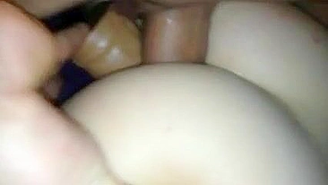 Amateur GF Double Anal DP with Ass Toys
