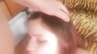 Homemade Sex with Cum Swap & Blowjobs by Amateur Brunettes