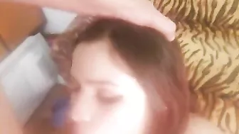 Homemade Sex with Cum Swap & Blowjobs by Amateur Brunettes