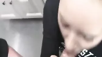 Homegrown Swallowing - Amateur BJ & Cum in Mouth at the Home Improvement Store