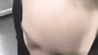 Homegrown Swallowing - Amateur BJ & Cum in Mouth at the Home Improvement Store