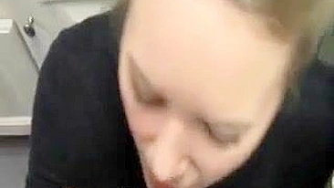 Homegrown Swallowing - Amateur BJ & Cum in Mouth at the Home Improvement Store