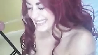 Redhead Amateur Homemade Sex with Big Facials & Messy Cumshots