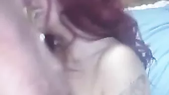 Redhead Amateur Homemade Sex with Big Facials & Messy Cumshots