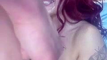 Redhead Amateur Homemade Sex with Big Facials & Messy Cumshots