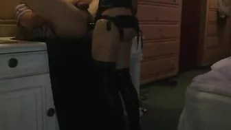 Bisexual Male Gets Pegged with Strapon in Homemade Anal Sex