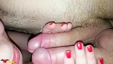 Homemade Threesome with Double Vaginal Action