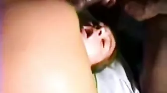 Homemade Swinger Wife Cuckold Hubby Eats BBC Cum & Cleans Up