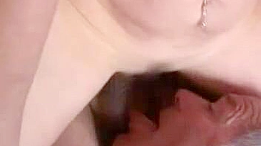 Homemade Swinging Threesome with Creamy Bisexual Cuckold Eats Wife Cum