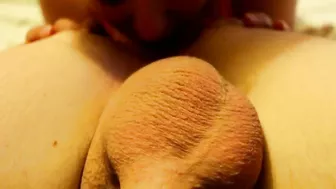 Homemade Rim Job with Amateur Blonde Girlfriend Ass and Blowjob Fetish