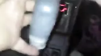 Homemade Car Sex with British Slut Giving Blowjob