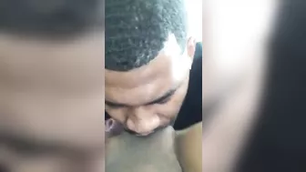 Amateur Ebony Girlfriend Homemade Oral Sex with Squirting Cunnilingus