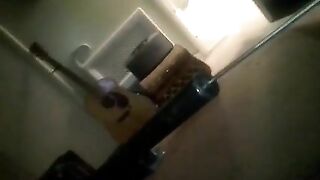 Amateur Double Penetration Homemade Sex with Fuck Machine and Cock