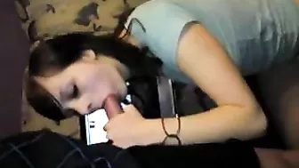 Homemade Sex with Young Brunette Girlfriend