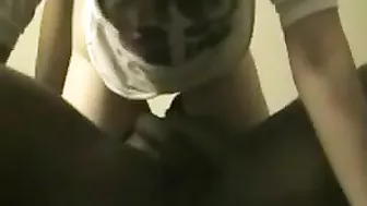 Amateur GF Deep Throat Blowjob with Big Cock in Interracial Homemade Sex