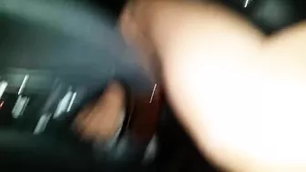 Homemade Asian Slut Sucks White Driver in Public Blowjob