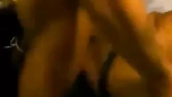 Homemade Rough Sex with Big BBC and Squirting Ebony Girlfriend