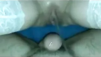 Homemade Squirting Porn with Shaved Pussy & Stockings