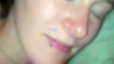 Homemade MILF Blowjob with Cum Facial and Sex Toys