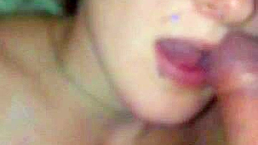 Homemade MILF Blowjob with Cum Facial and Sex Toys