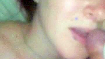 Homemade MILF Blowjob with Cum Facial and Sex Toys